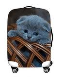 Housse de Valise<br/> Chat Gris