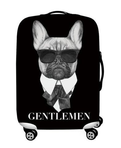 Housse de Valise Chien Gentleman