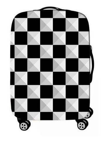 Housse de valise damier