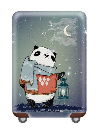 Housse de Valise Panda de la Nuit