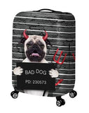 Housse de Valise Bulldog Méchant