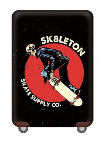 Housse de Valise Skeleton Skateboard