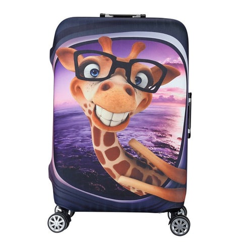 Housse de Valise Girafe Fun