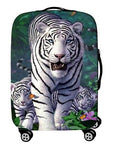 Housse de Valise Tigre Blanc